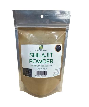 Herb To Body Shilajit Powder | Asphaltum punjabianum | Wildcrafted | 4oz - Buy Online on GoSupps.com