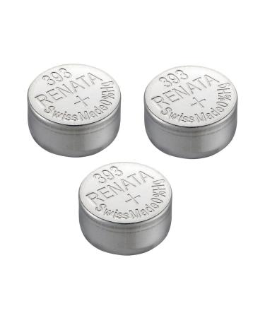 Renata Batteries 393/SR754SW 1.5V Watch Battery (Pack of 3)