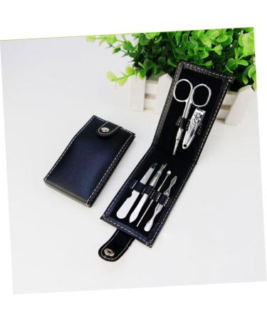 Nail Trimmer Toe Finger Manicure Nail Clippers Nail Metal Nail Manicure Nail Set Cosmetic Black M - Buy Online on GoSupps.com