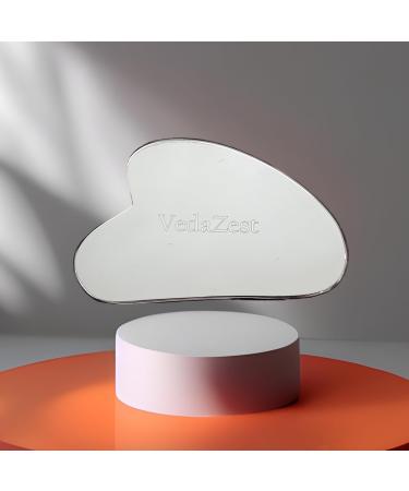 Stainless Steel Gua Sha Facial Massage Tool - Reduce Puffiness & Lift Skin | International Shipping - Buy Online on GoSupps.com