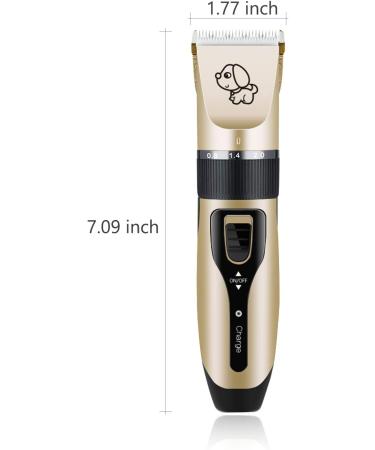 USB Rechargeable Dog Grooming Clipper Kit - Low Noise Pet Hair Trimmer Set for Dogs and Cats | NA - Buy Online on GoSupps.com