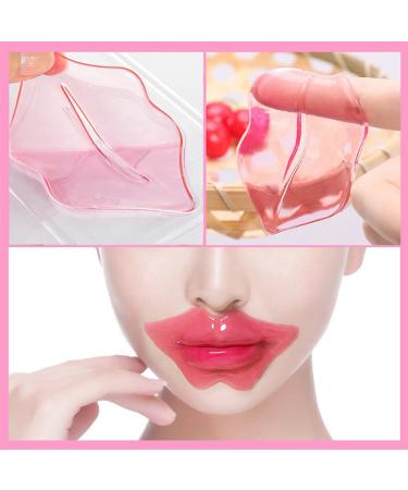 30 Collagen Crystal Lip Masks - Nourishing Gel Pads for Dry Cracked Lips | Anti-Aging & Repair Treatment - Buy Online on GoSupps.com
