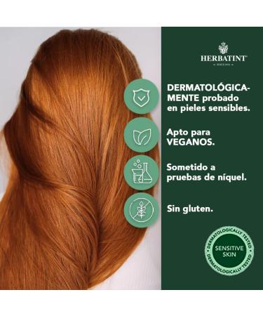  Herbatint Herbatint 8R Light Copper Blonde Gel Hair Color 170 ml No Ammonia Optimal Coverage of Grey Hair with 8 Organic Extracts Ideal for Sensitive Skin - Buy Online on GoSupps.com