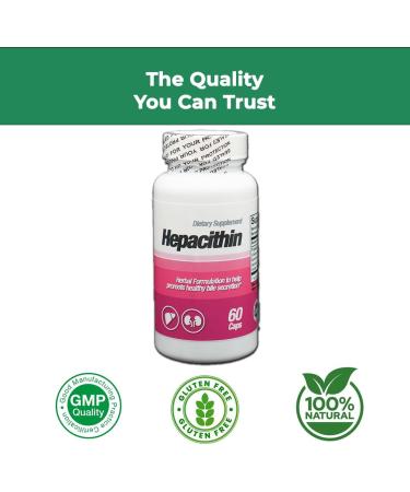 GuzHealth Hepacithin Herbal Liver Support Promotes Healthy Bile Secretion & Digestive Detox - Buy Online on GoSupps.com