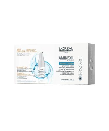 New with ROLL ON L'Oréal Professionnel Advanced Program Anti-fall Double Action Aminexil Advanced with Omega-6 Nutri Complex