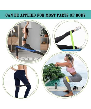 Resistance Bands for Working Out Set of 5 Resistance Loop Exercise Bands Women & Men Exercise Bands Set with Carry Bag Instruction Guide for Whole-Body Fitness Strength Training - Buy Online on GoSupps.com