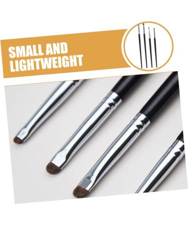 NULYLU 4pcs Eyeshadow Brush Eye Brush for Makeup Small Eyeliner Brush Eyeliner Brush Wand - Buy Online on GoSupps.com