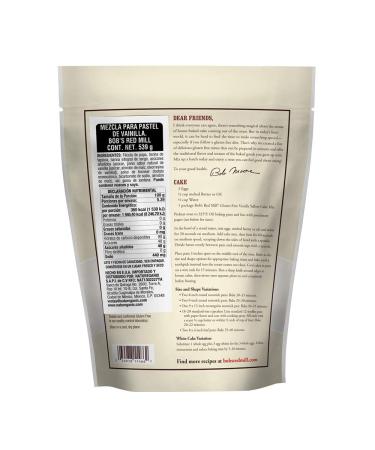 Bob's Red Mill Vanilla Yellow Cake Mix | 19 oz Delicious Gluten-Free Baking - Buy Online on GoSupps.com