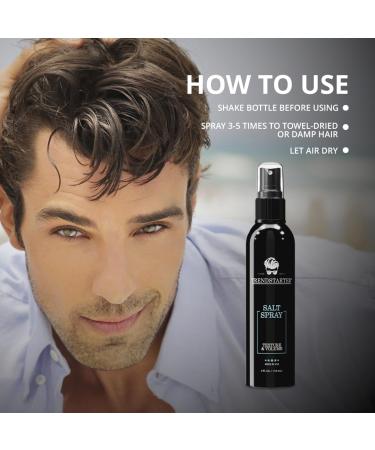 TRENDSTARTER Salt Spray - Texturizing & Volumizing Sea Salt Spray for Beach & Surf Hair | Curl & Wave Enhancing Pre-Styling Solution with Castor Oil (4 Fl. Oz - Buy Online on GoSupps.com