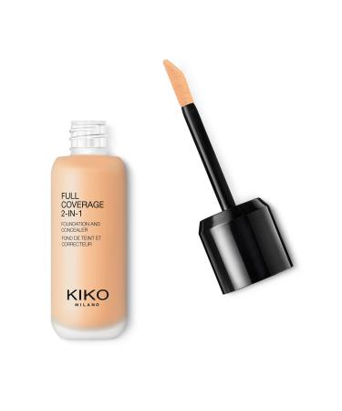 KIKO Milano Full Coverage 2-In-1 Foundation & Concealer 06 - Wb 15 | 2 in 1 foundation and concealer superior coverage Warm Beige 15