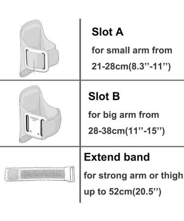 Buy Black Sports Armband for Jogging | Fits 6 to 6.5 Inches | Best International Shipping - Buy Online on GoSupps.com