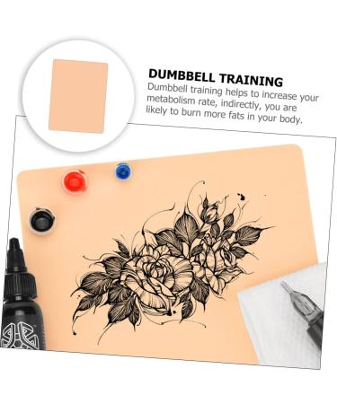 OHPHCALL 5pcs Face Tattoos for Semi Tattooing Embroidered Practice Beginner Microblading Skin Eyebrows 18.8x14.1cm Orange B - Buy Online on GoSupps.com