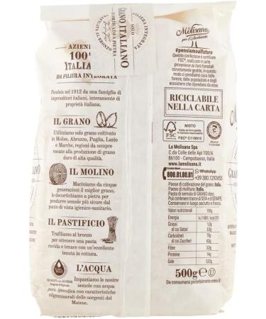 24 x La Molisana Ditali N. 45 Pasta Lenta Lavorazione Pasta Made of Dough Wheat Semolina Bronze Drawing 500 g + 2 x Italian Gourmet Polpa - Buy Online on GoSupps.com