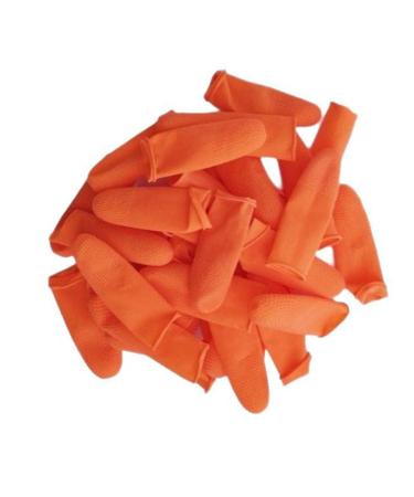 Multifunctional latex finger protectors with nonslip grip texture suitable for gardening cleaning and warehouse tasks covers protection for tips L50