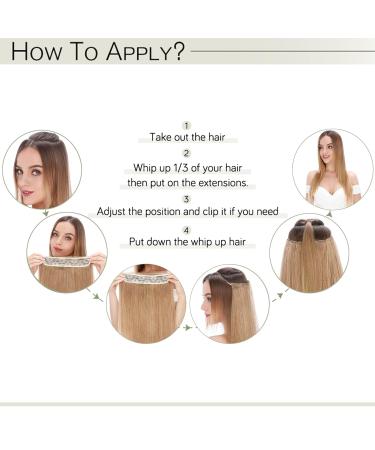 Buy Sego 50cm Secret Hair Extensions - Invisible Wire Wavy Light Brown & Ashblond for Natural Look - Buy Online on GoSupps.com