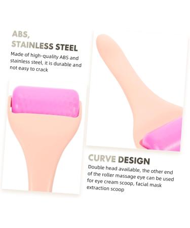 Massage Roller Face Massager | Ice Roller & Eye Cream Tool for Skin Care | Purple Facial Massage Stick 17x7.5x3cm - Buy Online on GoSupps.com