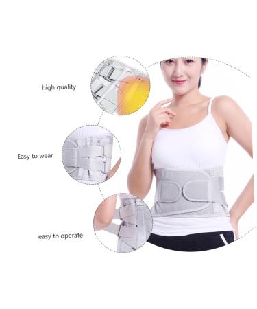 FRCOLOR Breathable Waist Supporter & Lumbar Support Brace - Ideal for Gym & Lower Back Relief for Men & Women - Buy Online on GoSupps.com