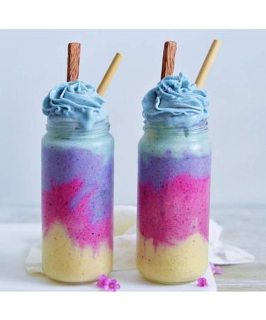 POPJOY 100% Blue Spirulina Powder - Vibrant Superfoods | Pure and Natural - Buy Online on GoSupps.com