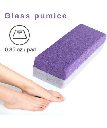 Piede Pomice Piedi Scrubber Rimozione | Della Pelle Morta | Pomice Di Vetro Pietra Pomice Per Piedi Callosi | Lima Esfoliante In Vetro Per Calli | Strumento Levigante Per Talloni E Piedi Secchi - Buy Online on GoSupps.com