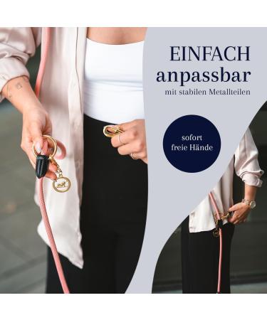 Buy Velvetier Adjustable Dog Leash 2m - Paracord & Nylon for Large/Medium Dogs | Neon Orange - Buy Online on GoSupps.com