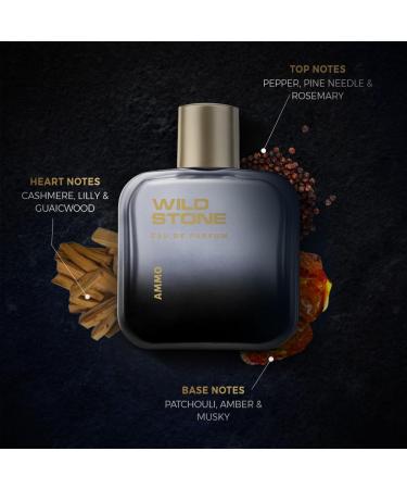 Wild Stone Ammo Eau De Parfum for Men 100ml|Spicy and Woody Long Lasting Perfume for Men|Premium Perfume|EDP - Buy Online on GoSupps.com