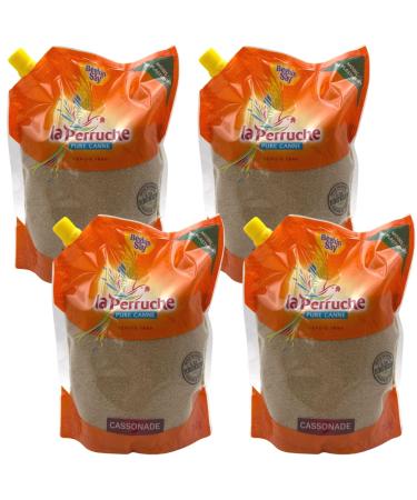 La Perruche Brown Cassonade Sugar 750g x 4