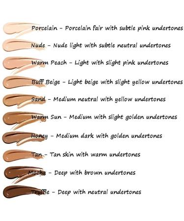 ABRUS Phoera Foundation & Concealer 24HR Long-Lasting Soft Matte Full Coverage, Vegan & Oil-Free with Kabuki Brush - 103 Warm Peach - Buy Online on GoSupps.com