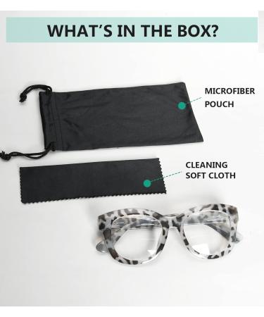 Eyekepper 4-Pack Bifocal Reading Glasses for Women - Large Frame Clear Lens +2.00 - Stylish & Comfortable Readers - Buy Online on GoSupps.com