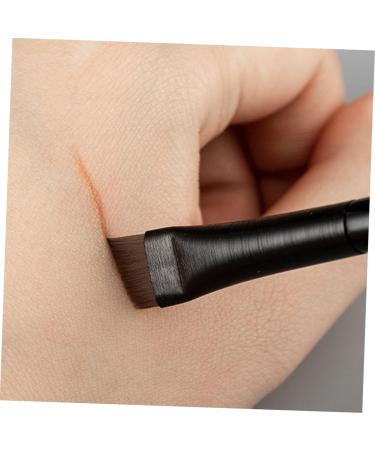 FOYTOKI 3 Sets Eyeliner Brush Makeup Brush Eye Liner Wands Flat Eyebrow Brush Ear Black Wood - Buy Online on GoSupps.com