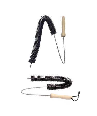 KODASW Wood Handle Long Cleaning Brush Water Pipe Drainage Dredge Tool Flexible Cleaner Show Plastic
