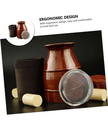 Beavorty Ceramic Moxibustion Cup Holder | Suction Massage Pot for Moxa Burner | International Shipping Available - Buy Online on GoSupps.com