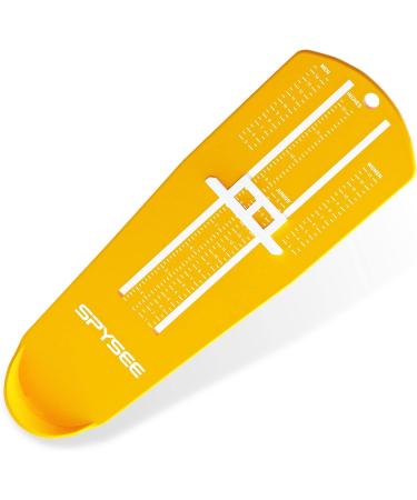 SPY SEE OPEN YOUR EYES Foot Measurement Device - Shoe Sizer for Adults, Men, Women, Infants, and Kids - Orange - Buy Online on GoSupps.com