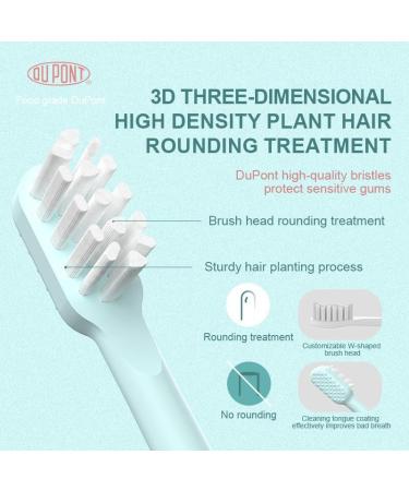 Sonic Electric Toothbrush - 2 Brush Heads Fast Charge 4 Cleaning Modes Wireless Smart Reminder (Black) - Buy Internationally - Buy Online on GoSupps.com