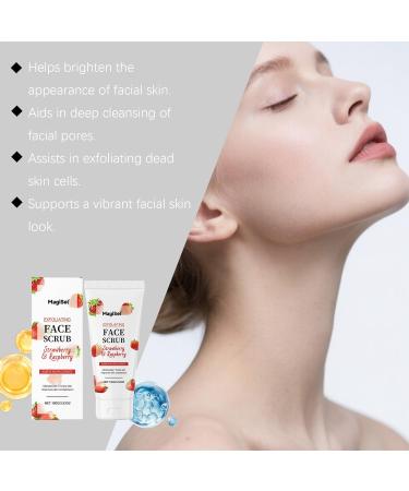 Gommage clat du teint Gommage R g n rant Strawberry Face Scrub limine cellules mortes & impuret s Extraits Naturels De Fraise Hydratant Teint clatant Pour Tous Types De Peau 100G - Buy Online on GoSupps.com