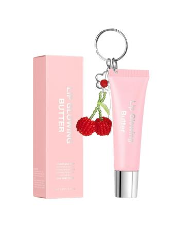 Niesel Colored lip balm 10ml moisturizing color with keychain long-lasting lip gloss for makeup for everyday use travel office suburban women birthday Christmas