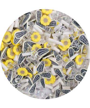 NIANTU11 100g Mixed Rhinestone Fruit Slices Polymer Hot Clay Sprinkles for Crafts DIY Tiny Cute Plastic klei Accessories Nail Arts Gift (Color : 2)