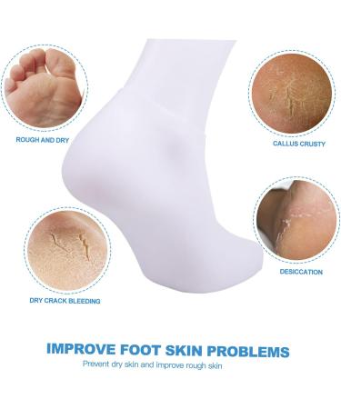 minkissy 8 Pairs Exfoliating Moisturizing Socks feet Moisturizing Foot Covers Beauty Socks Overnight spa Socks Foot exfoliating Socks Cracked Socks Reusable Socks Gel Women's sebs Heel - Buy Online on GoSupps.com
