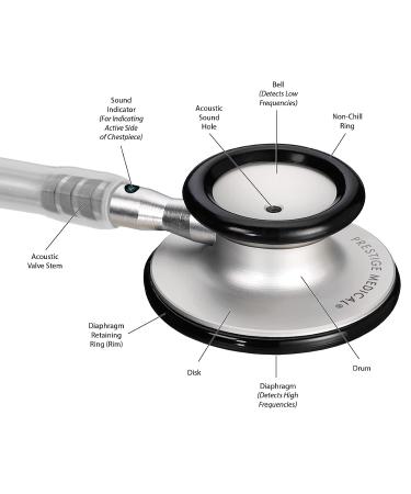 Prestige Medical Clinical Lite Stethoscope Purple 31 Inch | Pack of 1 - Buy Online on GoSupps.com