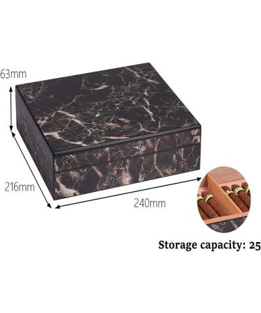 Cigar Boxs Cigar Case Cigar Box Portable Cecigar Case Cigar Storage Box with Humidor Humidifier Moisturizidevice Cigar Accessories Holds 25 Cigars - Buy Online on GoSupps.com