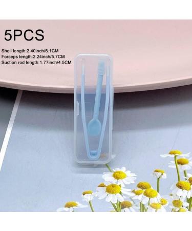 Buy 5 PCs Colorful Contact Lens Remover Set - Portable Tweezers & Applicator for Easy Lens Handling | International Shipping Available - Buy Online on GoSupps.com