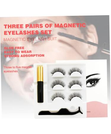 Magnetic Eyelashes Magnetic Eyeliner Kit 3D Magnetic Lashes with Natural Look Magnetic Eyelashes - Buy Online on GoSupps.com