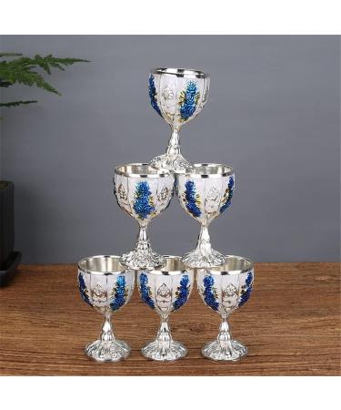 Wine Set Wine Decanter Pumpkin Style Hip Flask A Cup of Wine Home Bar Metal Drinking Bottle Wine Cup Set White Wine (Color : B) - Buy Online on GoSupps.com