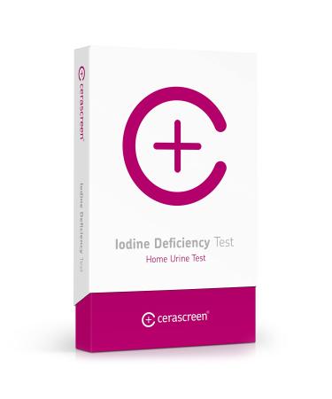 Iodine Deficiency Test by CERASCREEN - Determine Iodine Levels Quick & Easy via Self-Test from Home | Support your Thyroid | Professional Laboratory Analysis | Detailed Result Report & Recommendations
