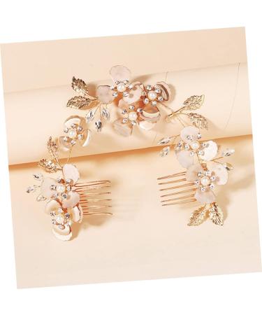 Didiseaon Pearl Rhinestone Couple Combs Hair Claw Clips for Women Crystal Headpiece Bridal Hair Comb Bridal Headpiece Combs Decorative Crystal Flower Copper Wire Wedding Miss - Buy Online on GoSupps.com