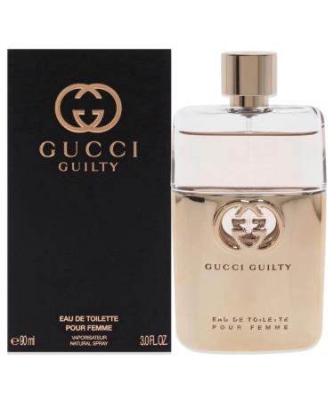 Gucci Guilty Eau De Toilette Spray for Women, 3 Fl Oz Floral 3 Fl Oz (Pack of 1)