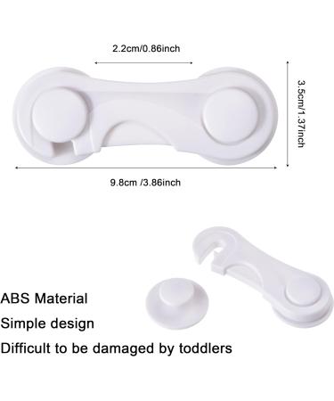 6 PCS Plastic Cupboard Locks for Children Baby SafetyÂ Locks Child Wardrobe Locks for Cabinets Drawers Fridge Door Adhesive Locks for Kids Kitchen Furniture - Buy Online on GoSupps.com