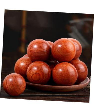 FRCOLOR 6 PCS Solid Wood Massage Balls - Baoding Balls for Hand Acupuncture & Muscle Massage | Stress Relief & Chinese Health Care - Buy Online on GoSupps.com