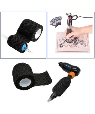 Yeory Tape Alleray 5pcs Cohesive Self-Adhesive Bandages - Waterproof Finger Patches & Wound Dressing - 4.5m x 5cm - Black | International Shipping - Buy Online on GoSupps.com