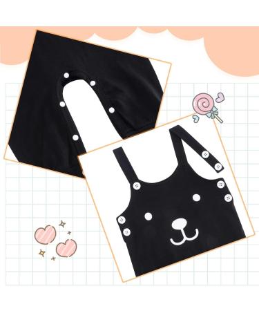Infant Boys 3pcs Cotton Romper Outfit Set | Long Sleeve T-shirt + Dungarees + Hat | 0-3 Months - Buy Online on GoSupps.com