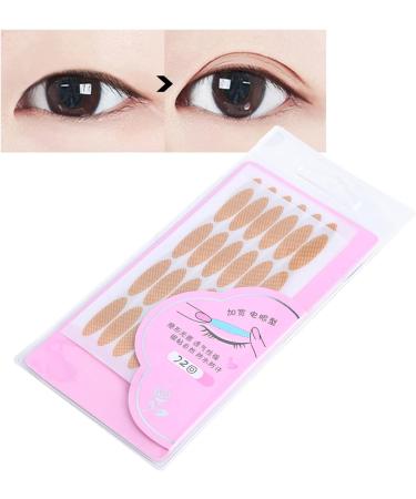 Yctze 72 Pairs Eyelid Tape for Hooded Eyes Half Round Shape Double Eyelid Adhesive Sticker Eye Lifter Strips Makeup Tool and Accessories - Buy Online on GoSupps.com